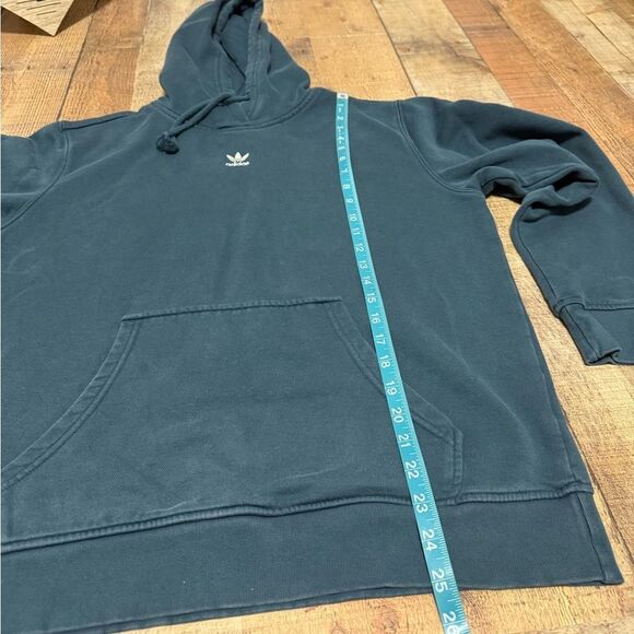 adidas Originals Women's Adicolor Essentials Fleece Hoodie size M arctic night - Picture 9 of 14